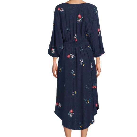 Lightweight floral midi dress new without tags, washed never worn - Picture 3 of 3